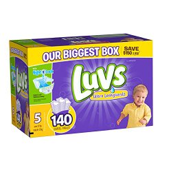 Luvs With Ultra Leakguards Diapers, Size 5, 140 Count