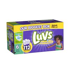 Luvs With Ultra Leakguards Diapers, Size 6, 112 Count