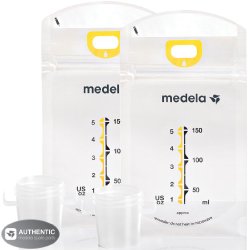 Medela Pump & Save Breastmilk Bags – 50 Pack (Set of 2)