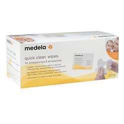 Medela Quick Clean Breast Pump and 40 Piece Accessory Wipes