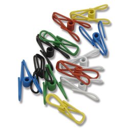 Multi-purpose Colorful Metal Clips Holders 12 Pack