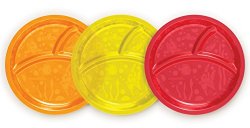 Munchkin Multi Divided Plates, 3 Count