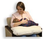 Natural Organic Cotton Nursing Pillow – 25″x16″x6″