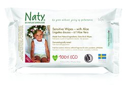 Nature Babycare Eco-sensitive Wipes with Aloe, Fragrance-Free, 672 Count