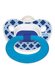 NUK Marrakesh & Whales Puller Pacifier in Assorted Colors and Styles, 18-36 Months