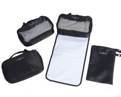 Obersee 4 Piece Diaper Bag Conversion Kit, Black