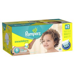 Pampers Swaddlers Diaper Size 6 Economy Pack Plus 100 Count