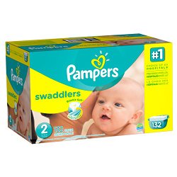 Pampers Swaddlers Diapers Size 2 Giant Pack 132 Count