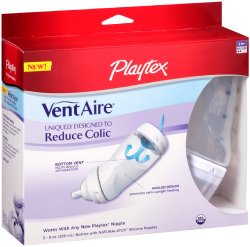 Playtex BPA Free Ventaire Bottle, 9oz 3 Count
