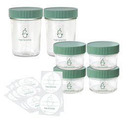 Sage Spoonfuls Jars, Bulk Glass Storage