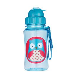 Skip Hop Zoo Straw Bottle, Owl