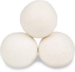 Smart Sheep 3-Pack Premium Wool Dryer Balls ~ Reusable, Natural Fabric Softener