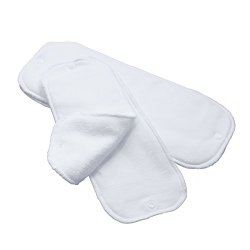 Thirsties Stay-Dry Duo Insert, White, Size One (6-18 lbs)