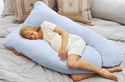 Today’s Mom Cozy Comfort Pregnancy Pillow, Sky Blue