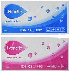 Wondfo Combo 40 Ovulation and 10 Pregnancy Urine Test Strips