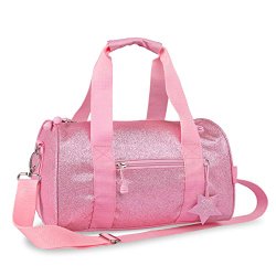 Bixbee Sparkalicious Pink Duffle Bag, Medium