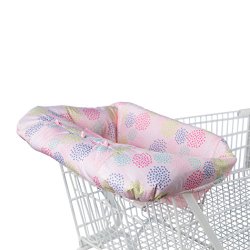 Comfort and Harmony Cozy Cart Cover, Pink Floral