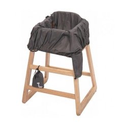 High Chair Seat Cover Shopping Cart Baby Protection 2 in 1 Grey