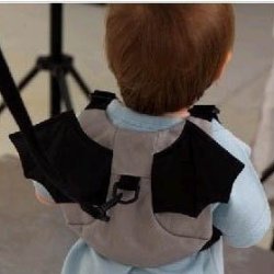 HuntGold Bat Style Kid Child Boy Toddler Safety Harness Backpack Bag Lead Strap Knapsack