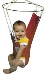 Merry Muscles Ergonomic Jumper Exerciser Baby Bouncer – Red