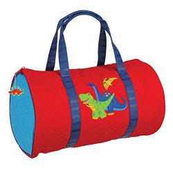 Stephen Joseph Quilted Duffle, Red Dino