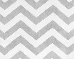 Accent Floor Rug for Turquoise and Gray Chevron Zig Zag Bedding Collection by Sweet Jojo Designs