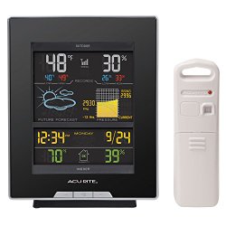 AcuRite 02008A1 Color Weather Station with Forecast, Temperature, Humidity, Barometric Pressure, Intelli-Time Clock