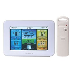 AcuRite 02041CASB Color Weather Station with Forecast, Temperature, Humidity