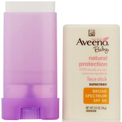 Aveeno Sun Natural Protection Baby SPF 50 Stick, 0.5 Ounce (Pack of 3)
