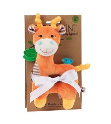 Baby Buddy Rattle – Giraffe/Orange