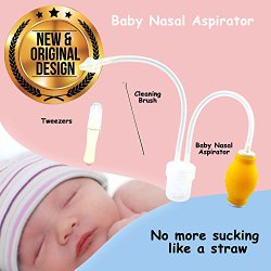 Baby Nasal Aspirator – The Baby Nose Suction Snot Sucker for a Clean and Comfy Nose