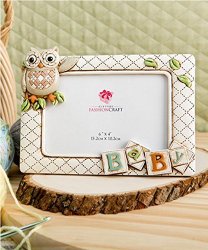 Baby Owl Picture Frame Horizontal 3d (8″ X 6″ Holds a 6″ X 4″ Picture) From Gifts By Fashioncraft