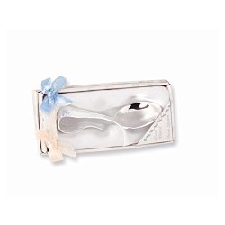 Best Designer Jewelry Silver-plated Babys Bent Handle Spoon