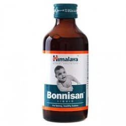 Bonnisan syrup 3×100 ml by Himalaya (300 ml total). For the treatment of common digestive complaints in infants and children