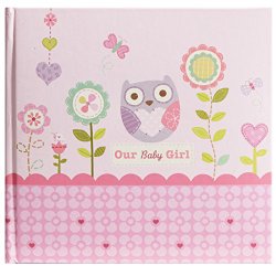C.R. Gibson Stepping Stones Recordable Photo Album, Our Baby Girl (Discontinued by Manufacturer)