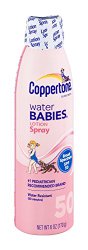 Coppertone Spf#50 Waterbabies Quick Cover Spray Lotion 6oz (3 Pack)