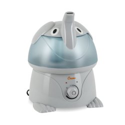 Crane Adorable Ultrasonic Cool Mist Humidifier with 2.1 Gallon Output per Day – Elephant