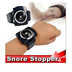 DASHUHUWAI Snore Stopper Intelligent Wrist Anti Snoring Cessation Sleeping Aids(black)