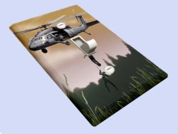 Drop Zone Helicopter Decorative Switchplate Cover