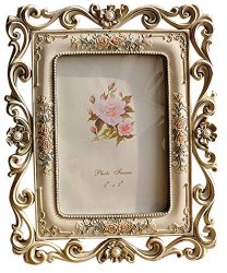 Gift Garden Picture Frame – Beautiful Hollow up 5×7 Photo Frames for Table Top or Wedding Table Decor