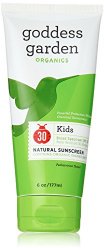 Goddess Garden Sunny Kids Natural Sunscreen SPF 30, 6.0 Ounce