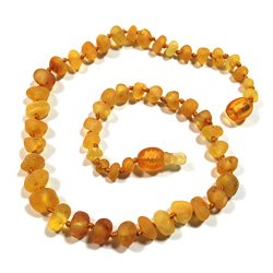 Hazelaid (TM) 12″ Pop-Clasp Baltic Amber Caramel Necklace
