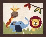 Jungle Time Accent Floor Rug by Sweet Jojo Designs