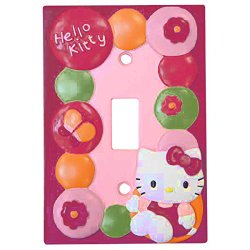Lambs & Ivy Hello Kitty Garden Switch Plate, Pink (Discontinued by Manufacturer)