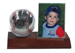 Little MVPs Handprint Baseball & Photo Frame Display Kit
