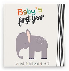 Lucy Darling Baby’s First Year Memory Book: A Simple Book of Firsts – Little Animal Lover
