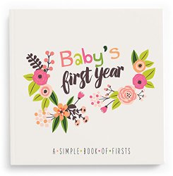 Lucy Darling Baby’s First Year Memory Book: A Simple Book of Firsts – Little Artist