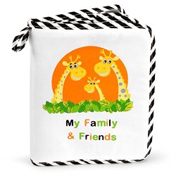 NEW! Baby’s My Family & Friends First Photo Album – Cute Giraffe Family Theme!