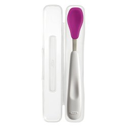 OXO Tot On-the-Go Feeding Spoon with Travel Case- Pink