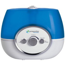 PureGuardian H1510 100-Hour Ultrasonic Warm and Cool Mist Humidifier, 1.5-Gallons